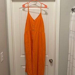 Orange dress